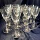 Set of 12 Portieux crystal red wine glasses slim shape