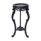 Napoleon III Style Harness in Blackened Wood and Red Marble