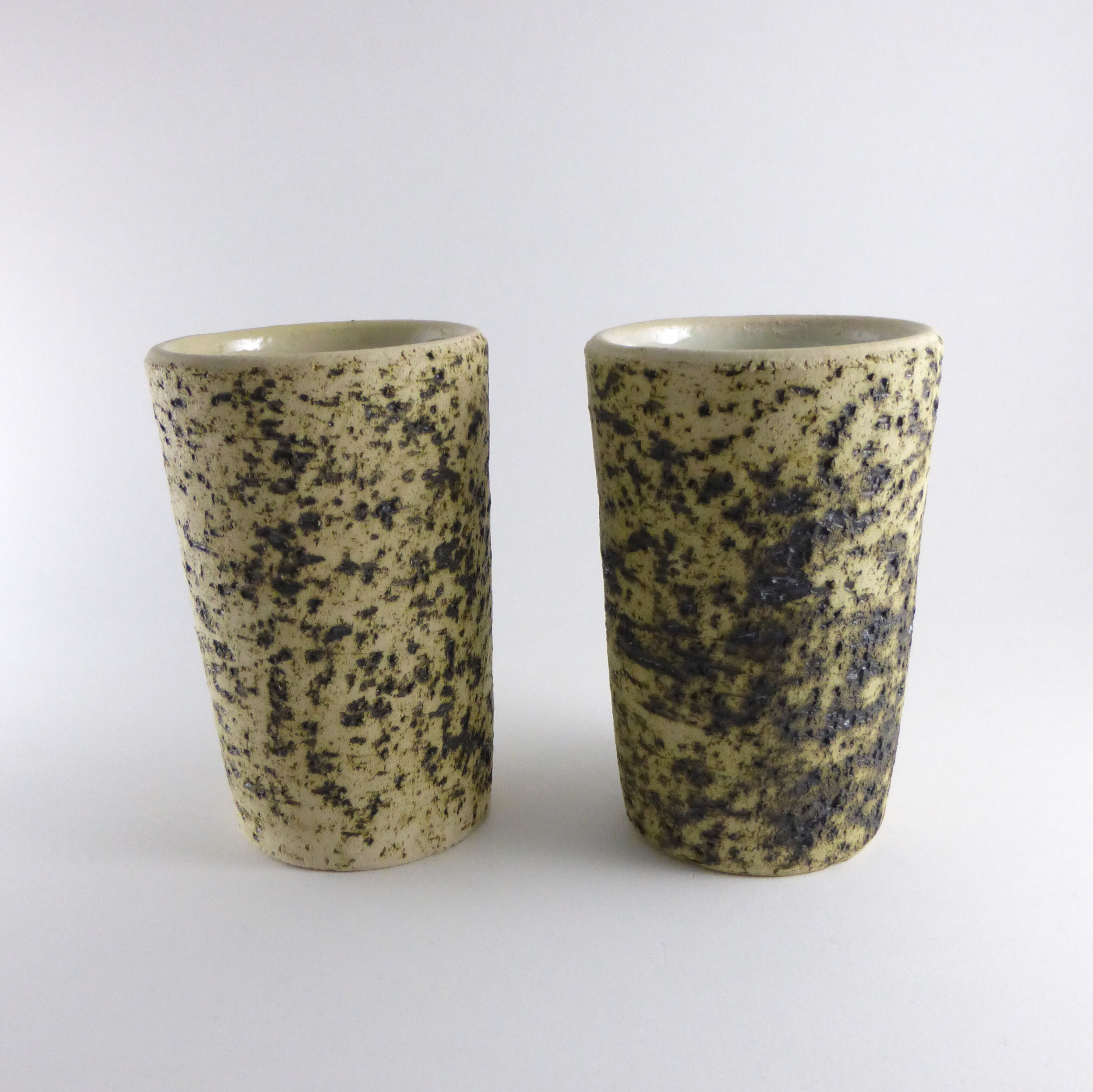Vases en grés chamotté 1970