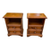 2 tables de chevet en pin massif style Louis XIV