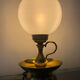 Vintage brass and opaline lamp from the 1970s.