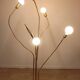 Vintage model F415 floor lamp in gold metal, Saint Germain Lumière edition, 1970