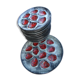 Ceramic oyster service