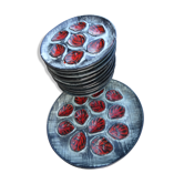 Ceramic oyster service