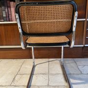 Set of 4 chairs B32 and 2 armchairs B64 Cesca by Marcel Breuer Italian Edition 1980