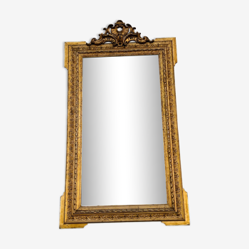 Miroir doré, 139x78 cm