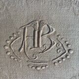 6 vintage monogrammed AB napkins