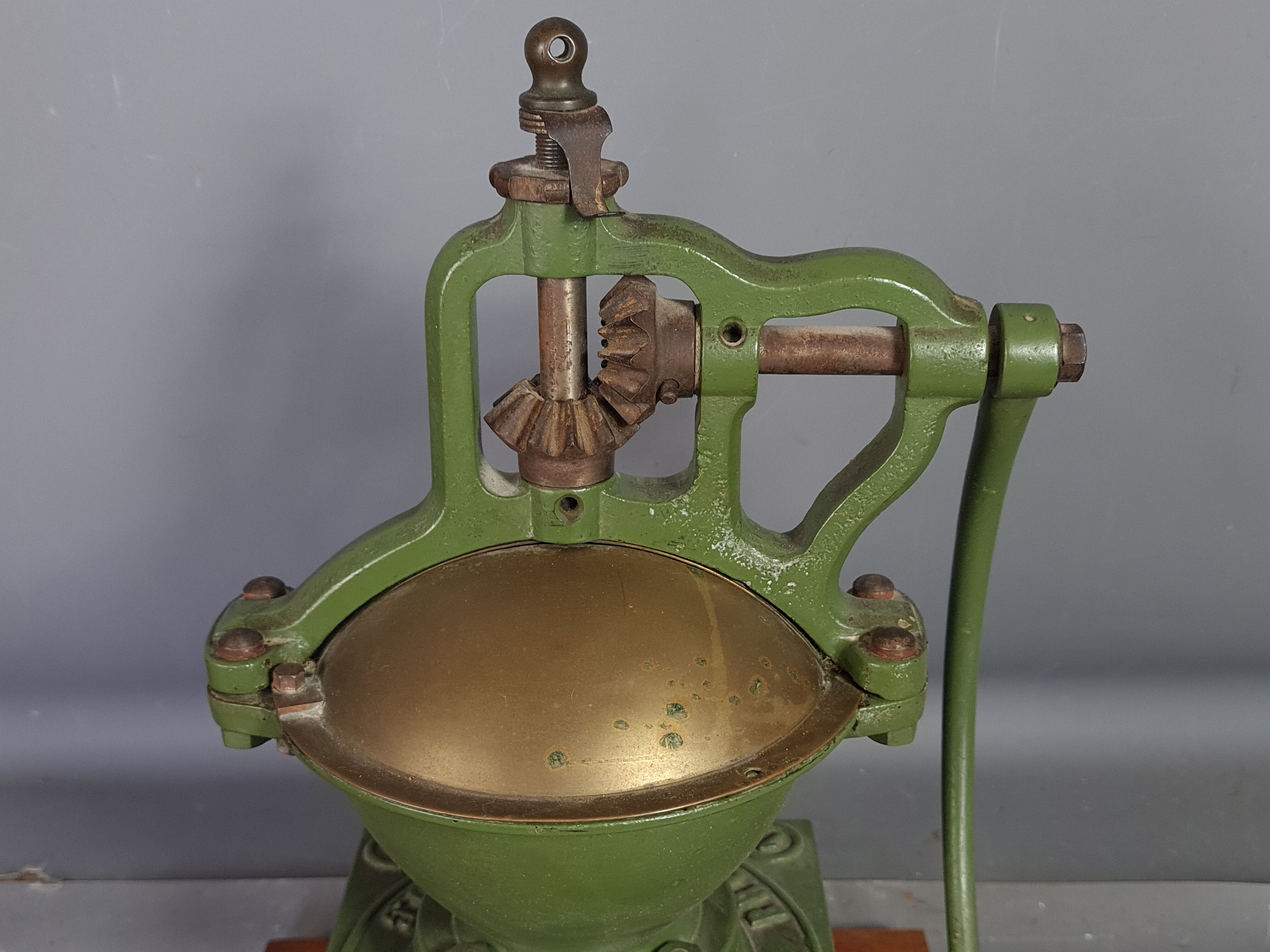 Old Peugeot counter coffee grinder patented circa 1930