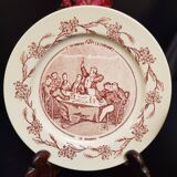 Set of 4 YR advertising talking plates