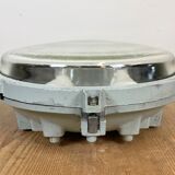 Grey Industrial Cast Aluminium Wall or Ceiling Light from Elektrosvit, 1970s