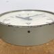 Grey Industrial Factory Wall Clock from Pragotron, 1960s