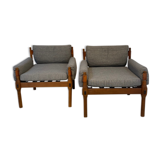Pair of scandinavian armchairs