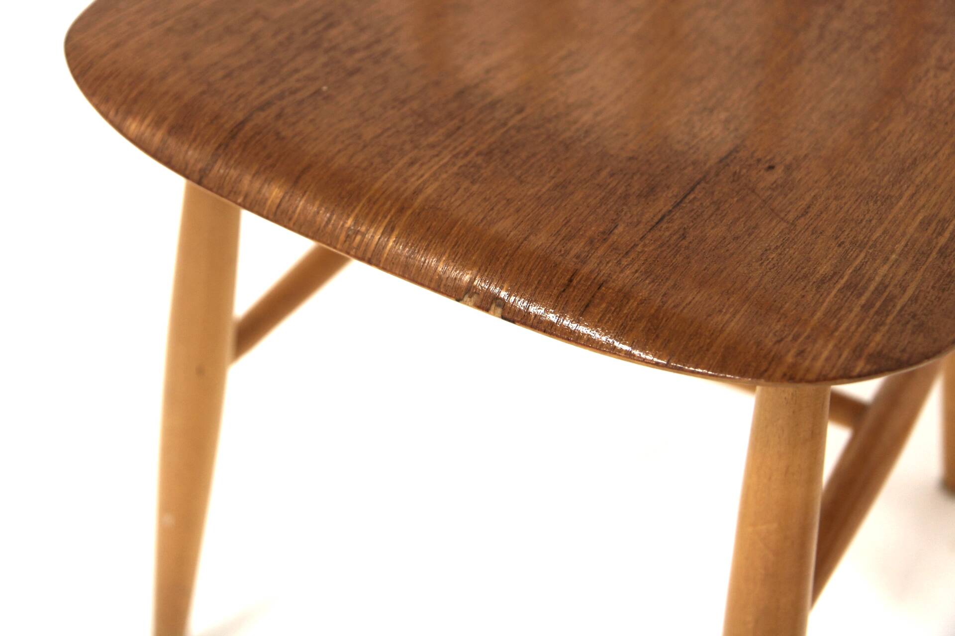 Set of 6 Scandinavian "Pinnstol" chairs, Edsbyverken, Sweden, 1960.