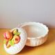 Candy dish in barbotine, Nove Italy.