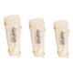 Set of 3 large angular wall sconces in Murano glass by Hillebrand, Germany, 1960s.