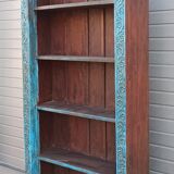 Très grande bibliothèque ancienne en bois