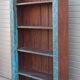 Very large old wooden bookcase