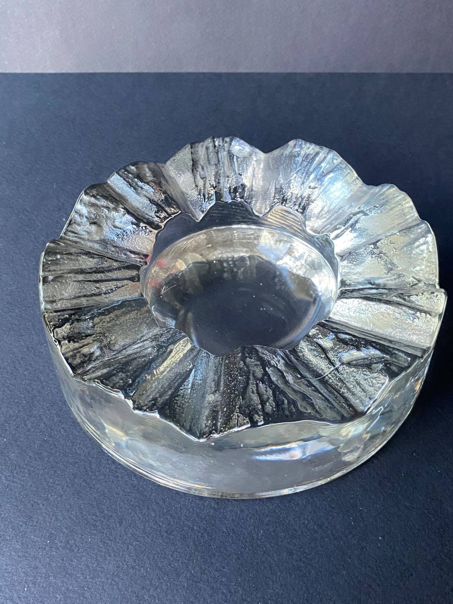 Vintage 1970s Scandinavian bowl ashtray/trinket tray