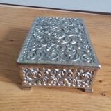 Silver plated jewelry box