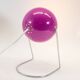 Space-age table lamp | purple and chrome | Vintage 70's