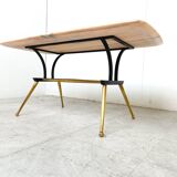 Vintage italian marble coffee table, 1950s