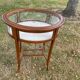 Vitrine sur pied vintage