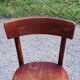 Set of 5 Stella Thonet bistro chairs from the 1950s