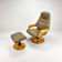Fauteuil & repose-pied, années 1980