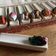 Set of 12 ceramic vegetable knife holders from Vallauris