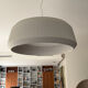 Modoluce Loto Pendant Light – diameter 1 m – pearl grey
