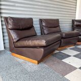 Chauffeuse cuir Roche Bobois