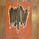 Original Abstract Lithograph Antonia Pino 1970. Signed Numbered 8