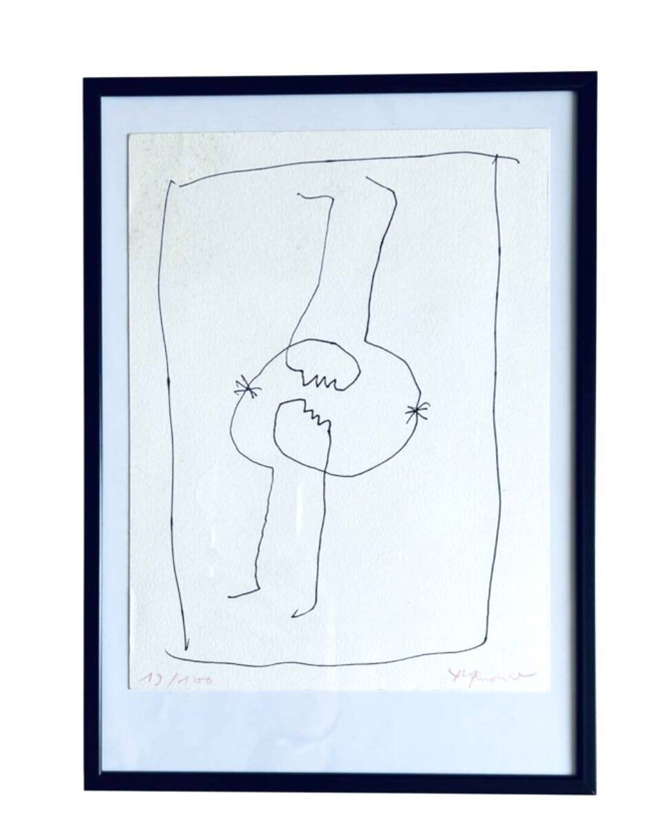 Lithograph by Roland Roure - 2001 - Signed and Numbered. 19/100.