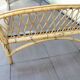 Vintage single bed in rattan