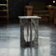 Table d'appoint «BOND » en marbre de Picasso