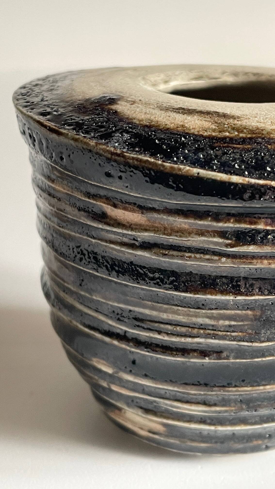 Vintage Brutalist Handmade Vase