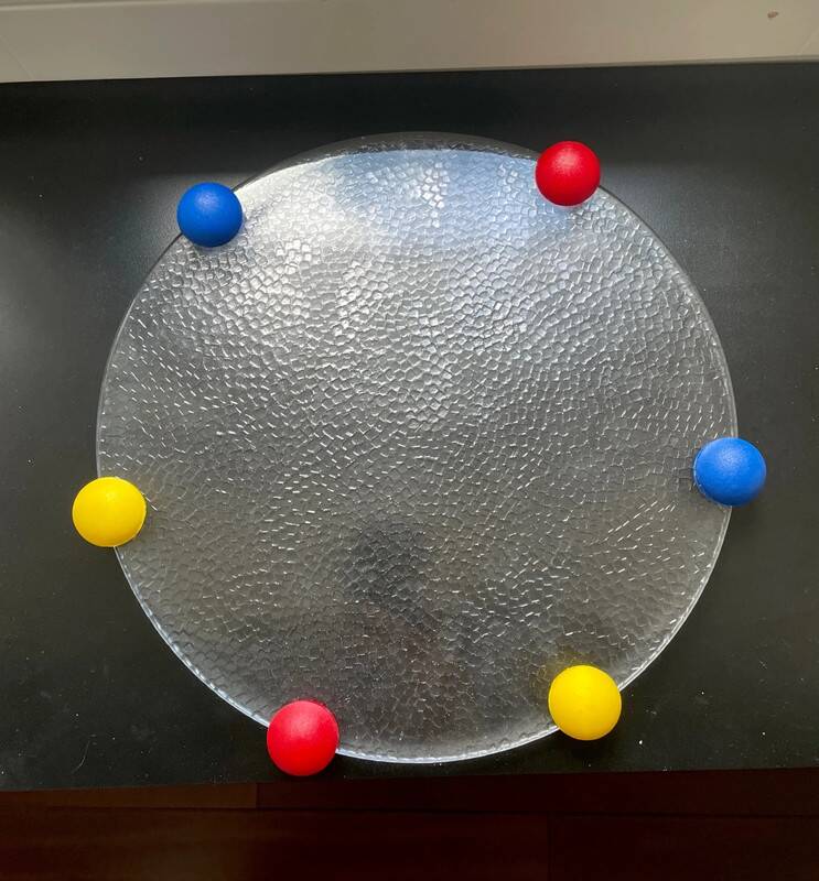 IVV "Luna" multi-ball platter - Vintage 80s design - Rare