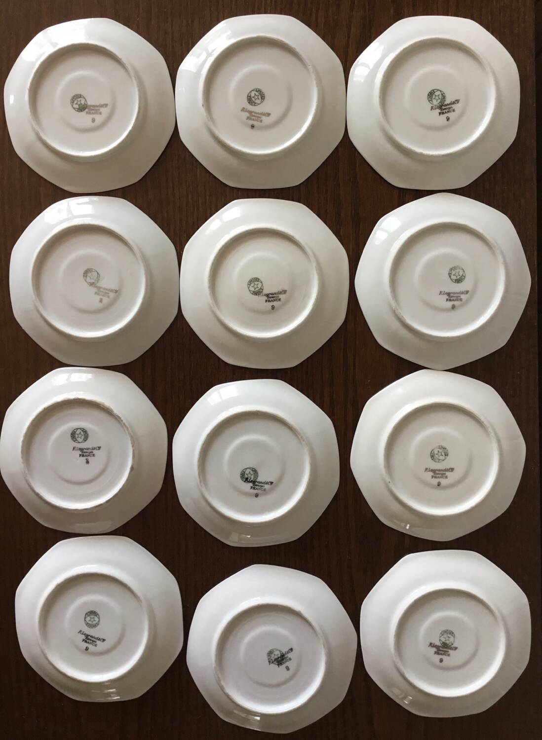Limoges porcelain coffee service by Legrand