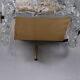 Elongated wall lamp by Kaiser Leuchten with double glass 1960s