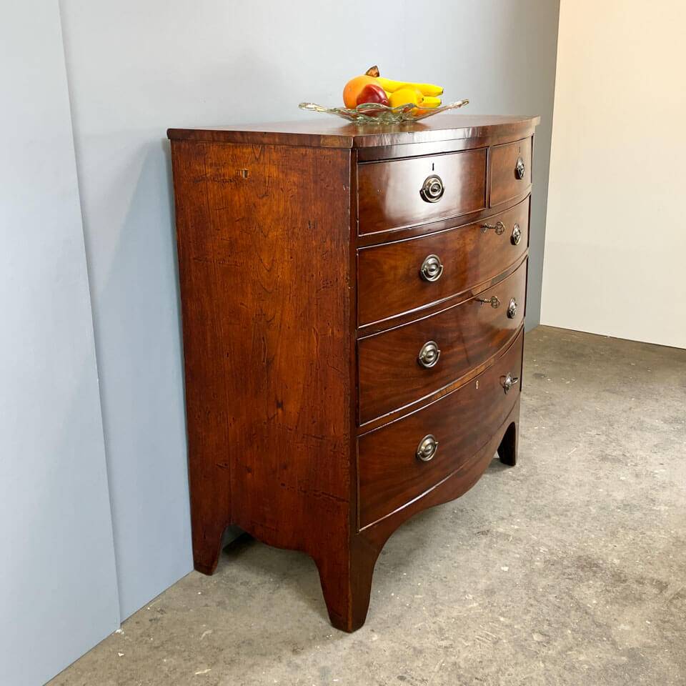 Commode antique, acajou, Angleterre, 19e siècle