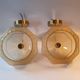 Pair of vintage 1940s Art Deco wall lights from France - newly electrified