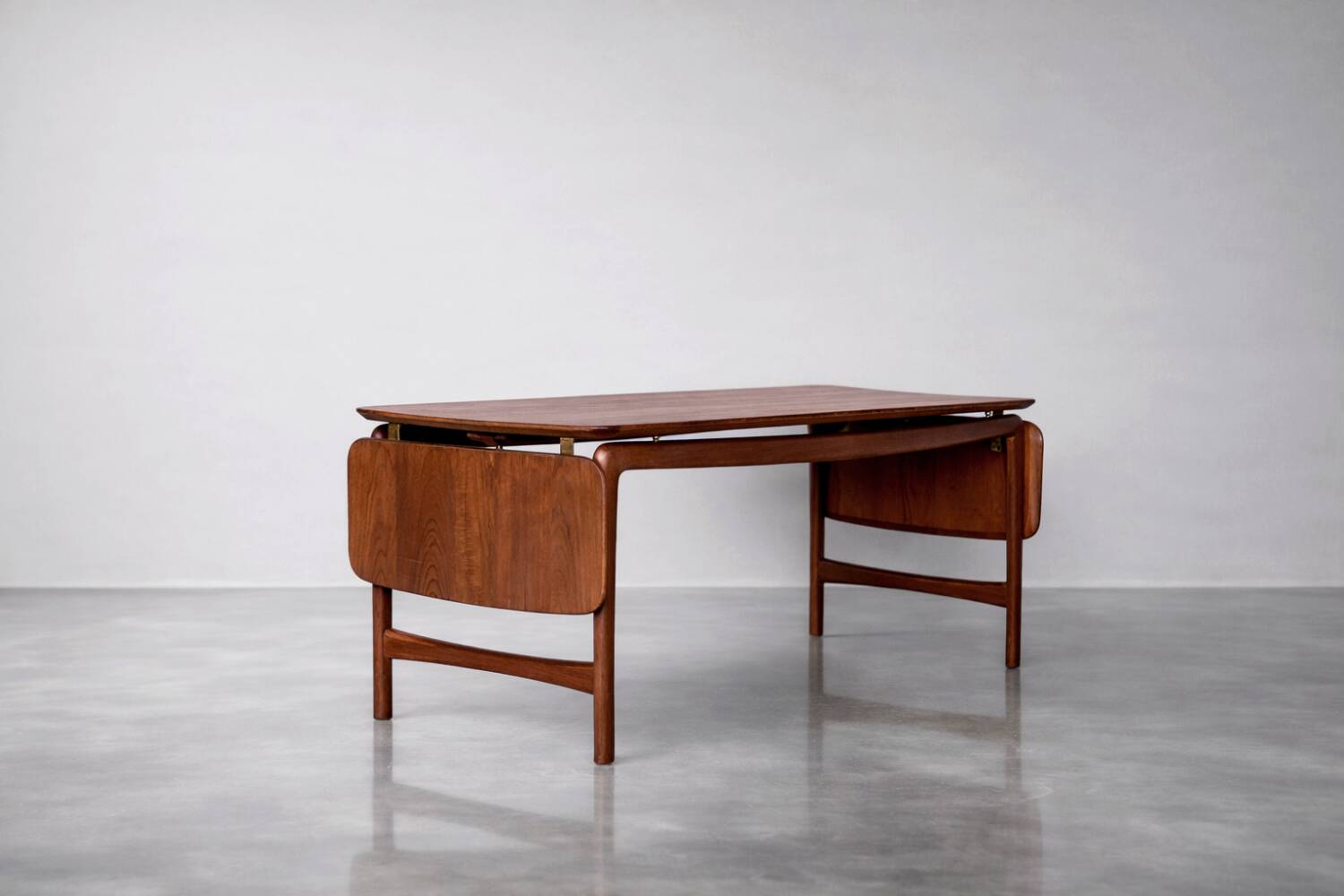 Vintage Mid-Century Danish Modern Teak Coffee Table Model FD 15/54, 1950s