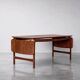 Vintage Mid-Century Danish Modern Teak Coffee Table Model FD 15/54, 1950s