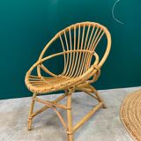 Children's rattan chair