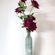Teal Scavo Glass Bottle Vase attr. to Gino Cenedese, Italy