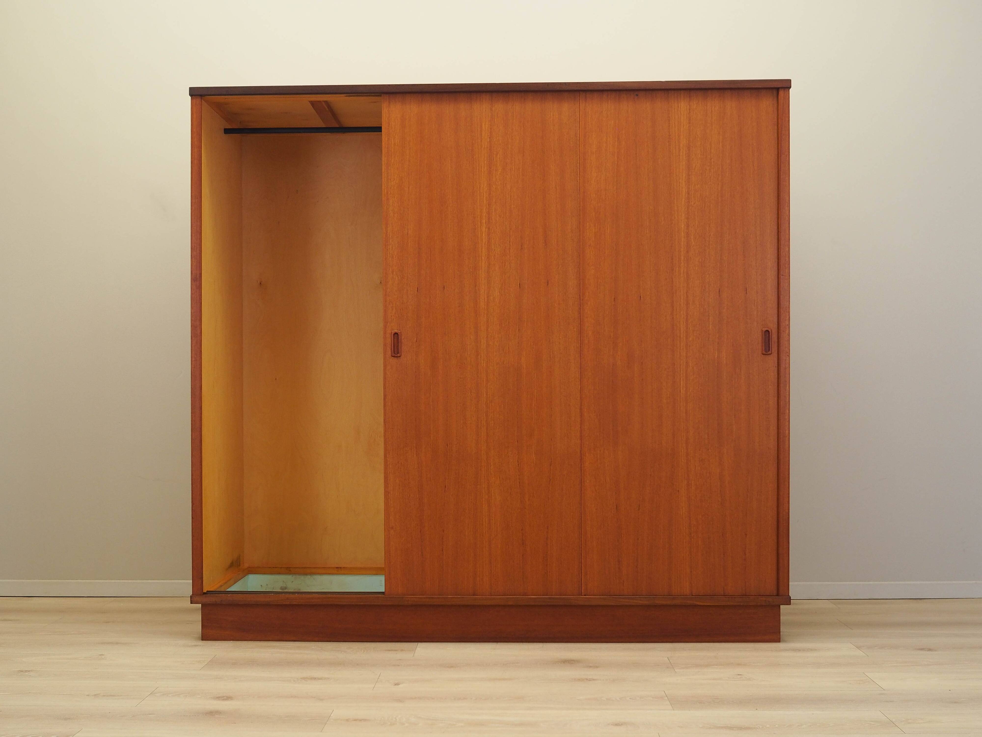 Teak wardrobe, Danish design, 1960s, manufacturer: Denmark