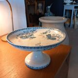 Iron earth compote bowl Sarreguemines