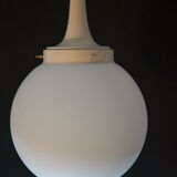 Frosted Glass Lamp Hanging Lamp from Limburg, 1970s