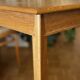 Table à manger sur-mesure en chêne massif — style scandinave - ébéniste