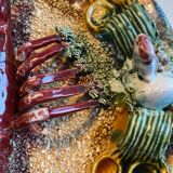 Portuguese Pottery Palissy Ware Plate